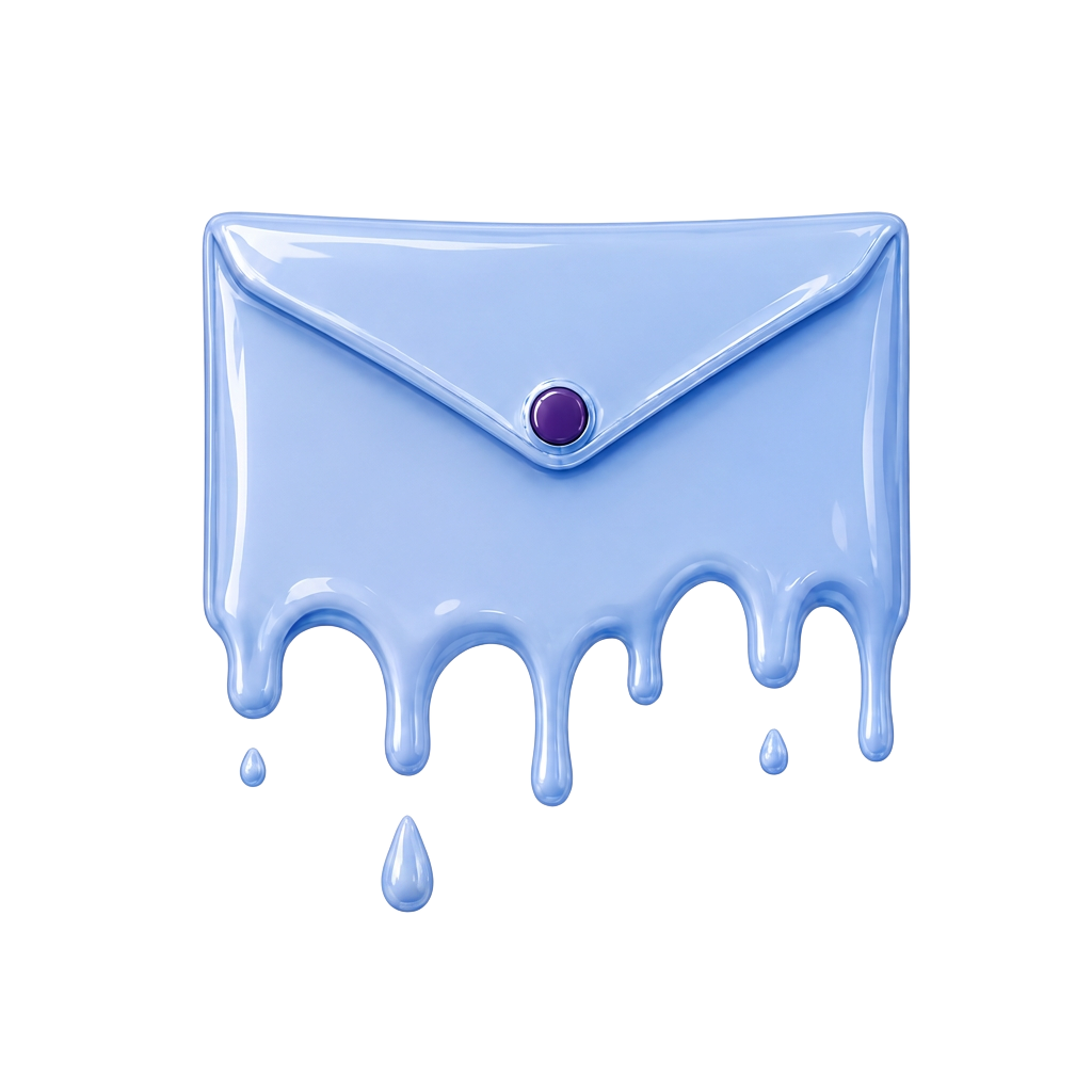 IV Magazine — dripping envelope mark