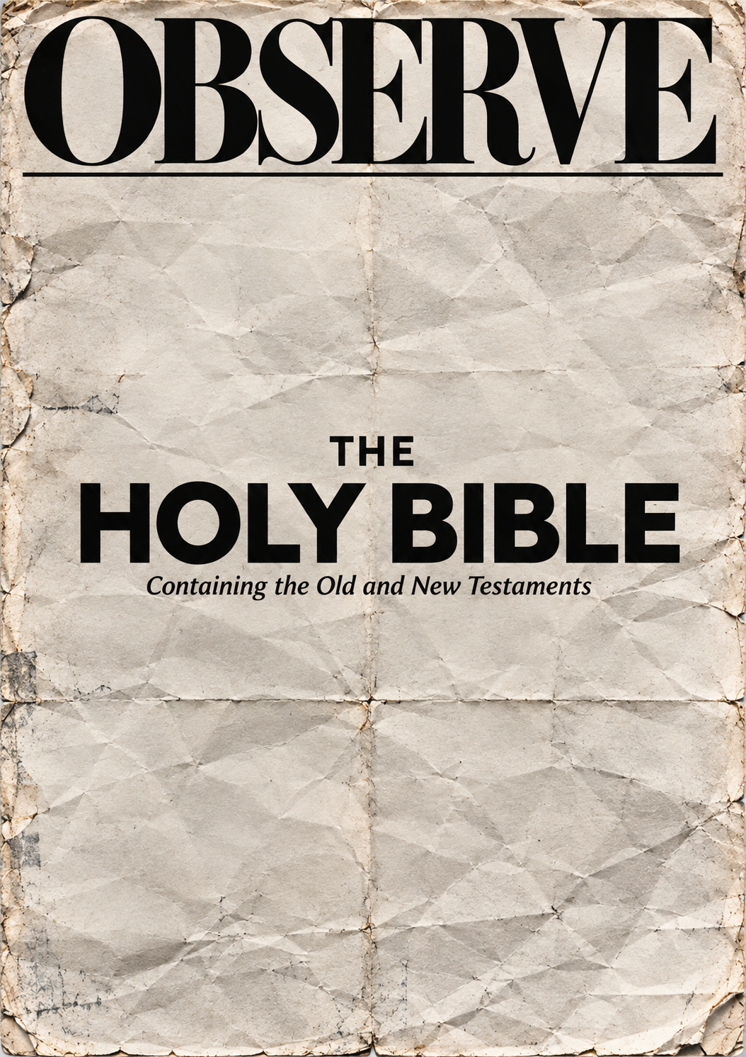 IV Magazine — The Holy Bible